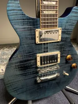 GIBSON LES PAUL STANDARD DOUBLE CUTAWAY BLUE FLAME MAPLE TOP