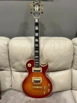 1990 GIBSON LES PAUL CUSTOM DARK CHERRY BURST SLASH DIMARZIOS
