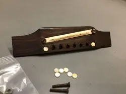 1960S GIBSON VINTAGE ADJ ADJUSTABLE ROSEWOOD BRIDGE