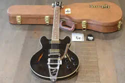 2000 GIBSON ES-339 GLOSS SEMI-HOLLOW ELECTRIC GUITAR TRANS BLACK EBONY   OHSC