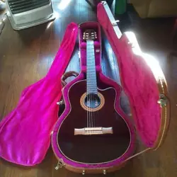 GIBSON CHET ATKINS CE WINE RED 1997 ELECTRIC ACOUSTIC GUITAR FROM JAPAN