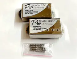 GENUINE EPIPHONE PROBUCKER HUMBUCKER PICKUP  CHROME NICKEL FOR EPI GIBSON GUITAR