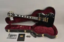 2007 GIBSON CUSTOM SHOP SG BLACK GLOSS EBONY FINGERBOARD ~MINT~ 1960/60 NECK