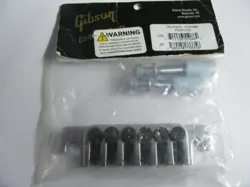 NEW GIBSON TP-6 TAILPIECE WITH FINE TUNERS, STUDS AND INSERTS, CHROME