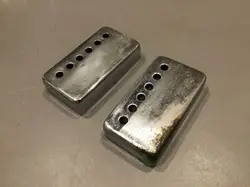 GIBSON 1970 T-TOP NUMBERED PAF PICKUP COVER SET VINTAGE CHROME PAF HUMBUCKER