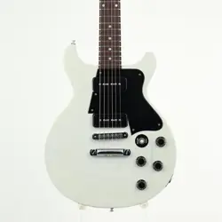 GIBSON LES PAUL JUNIOR SPECIAL FADED DOUBLE CUTAWAY WORN WHITE
