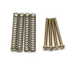 GS-3012-001 (4) SLOTTED MOUNTING SCREWS/SPRINGS USA/GIBSON® HUMBUCKER PICKUPS