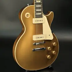 GIBSON: LES PAUL STANDARD 50S P-90 GOLD TOP ELECTRIC GUITAR
