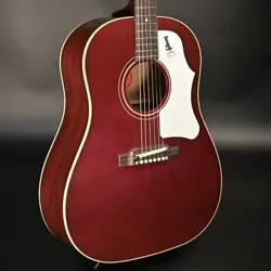 GIBSON: 1960S J-45 ORIGINAL ADJUSTABLE SADDLE WINE RED
