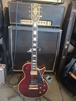 1977 GIBSON LES PAUL CUSTOM WINE RED