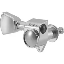 NEW GROVER ROTOMATIC 3X3 TUNERS W KEYSTONE/TULIP KEYS FITS GIBSON 102CK - CHROME
