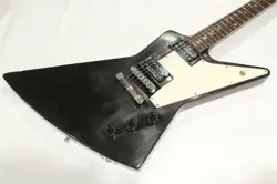 USED 2008 GIBSON EXPLORER BLACK-ISH HH ELECTRIC GUITAR 3.6KG W/GB