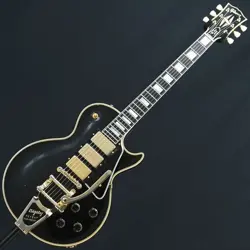 GIBSON CUSTOM SHOP MURPHY LAB 57 LES PAUL CUSTOM REISSUE LIGHT AGED EBONY BLACK