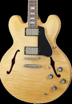 GIBSON ES-335 FIGURED ANTIQUE NATURAL W/CASE-FTWORT