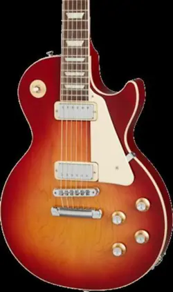 GIBSON LES PAUL DELUXE 70S CHERRY SUNBURST W/CASE-FTWORT