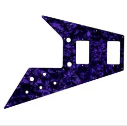 PURPLE MARBLE PATTERN GIBSON FLYING V PICKGUARD