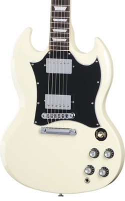GIBSON SG STANDARD CLASSIC WHITE W/CASE-FTWORT