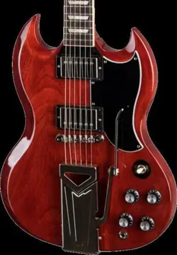 GIBSON SG STANDARD '61 SIDEWAYS VIBROLA VINTAGE CHERRY W/CASE-FTWORT