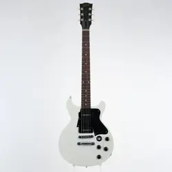 GIBSON LES PAUL JUNIOR SPECIAL FADED DOUBLE CUTAWAY WORN WHITE 2006