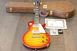 GIBSON 1959 LES PAUL HISTORIC REISSUE TOM MURPHY AGED CHERRY SUNBURST   COA OHSC