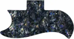 WD CUSTOM PICKGUARD FOR LEFT HAND GIBSON 1961-1970 HALF FACE SG #35 BLACK ABA...