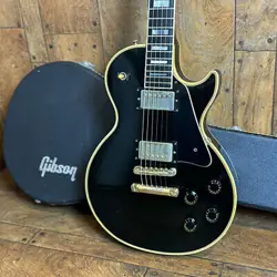 GIBSON LES PAUL CUSTOM EBONY 1987 *RI275