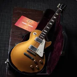 GIBSON CUSTOM SHOP HISTORIC 1957 LES PAUL STANDARD GOLD TOP REISSUE LPR-7 *CH374