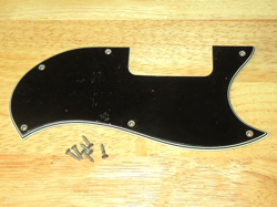 GIBSON 1971 BLACK 5 PLY EB BASS PICKGUARD