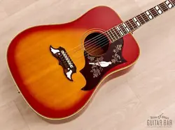 1968 GIBSON DOVE VINTAGE DREADNOUGHT GUITAR CHERRY SUNBURST W/ CASE