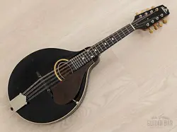 1927 GIBSON STYLE A SNAKEHEAD OVAL SOUNDHOLE MANDOLIN EBONY W/ CASE