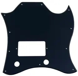 ACRYLIC BLACK PICKGUARD GUITAR PARTS FOR  GIBSON SG STANDARD SINGLE HUMBUCKER