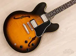 1998 GIBSON ES-335 DOT FIGURED SEMI-HOLLOW GUITAR VINTAGE SUNBURST W/ CASE