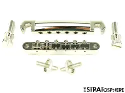 GIBSON SG STANDARD '61 ABR-1 TUNE-O-MATIC BRIDGE TAILPIECE USA PARTS NICKEL