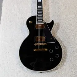 GIBSON LES PAUL CUSTOM SHOP 2010 - BLACK BEAUTY EBONY GUITAR