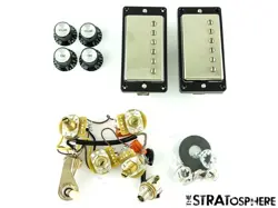 USA GIBSON SG STANDARD '61 BURSTBUCKER PICKUPS POTS KNOBS JACK, AMERICAN NICKEL