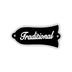 LEFT-HAND TRADITIONAL LES PAUL TRUSS ROD COVER FOR GIBSON GUITARS, ACCESSORY