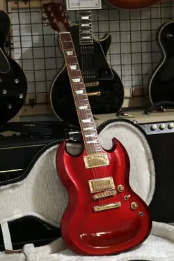 GIBSON SG DIABLO GUITAR OF THE MONTH GOTM FEBRUARY 2008 LIMITED SAFE DELIVERY FR