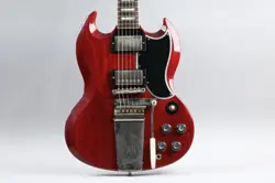 GIBSON CUSTOM SHOP 1964 SG STANDARD REISSUE W/ MAESTRO VIBROLA CHERRY RED  OHSC