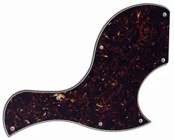 4 PLY BROWN TORTOISE PICKGUARD GUITAR PARTS FOR GIBSON LES PAUL SG JUNIOR STYLE