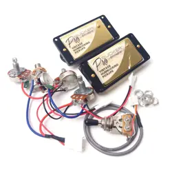 GUITAR ALNICO 2 PICKUPS WITH 2C QUICK-CONNECT TERMINALS FOR GIBSON GUITAR