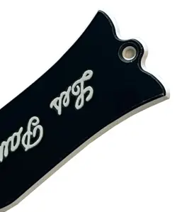 GUITAR PICKGUARD PARTS FOR GIBSON EPIPHONE GUITAR TRUSS ROD COVER 2 HOLES BLACK