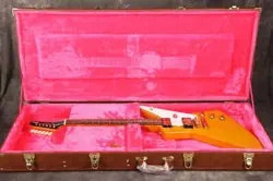 EPIPHONE INSPIRED BY GIBSON CUSTOM 1958 KORINA EXPLORER WHITE PICKGUARD AGED NAT