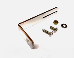 (2 PACK) NICKEL FINISH PICKGUARD BRACKET KIT FOR GIBSON LES PAUL® LPB-N
