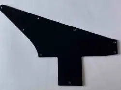 FOR GIBSON EXPLORER 76 REISSUE BLANK GUITAR PICKGUARD SCRATCH PLATE,1 PLY BLACK