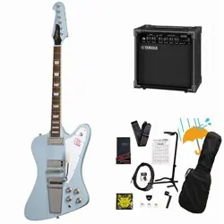 EPIPHONE INSPIRED BY GIBSON CUSTOM 1963 FIREBIRD V MAESTRO VIBROLA FROST BLUE YA
