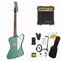 EPIPHONE INSPIRED BY GIBSON CUSTOM 1963 FIREBIRD I INVERNESS GREEN BEGINNER SET