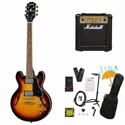EPIPHONE INSPIRED BY GIBSON ES-339 VINTAGE SUNBURST MARSHALL MG10 AMPLIFIER INCL