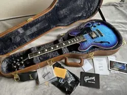 ACOUSTIC ELECTRIC GUITAR GIBSON ES-339 FIGURED BLUEBERRY BURST 211620390 & CASE