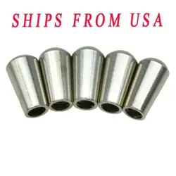 5PCS NICKEL USA THREAD SAE 8-32 METAL TOGGLE SWITCH TIP FITS GIBSON/SWITCHCRAFT