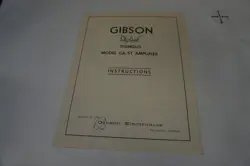 VINTAGE GIBSON MODEL GA-57 SKYLARK TREMOLO AMP AMPLIFIER SCHEMATIC